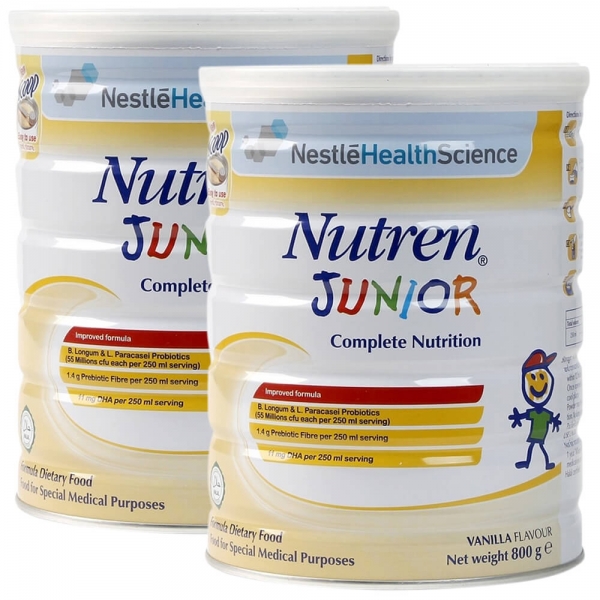 Sữa bột Nutren JUNIOR cho bé suy dinh dưỡng 800g (1-10 tuổi)